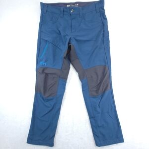 Helly Hansen Men's Medium Vanir Hybrid Outdoor Hiking Pants Dark Teal Blue